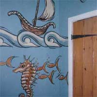 Childs Room with sea motif